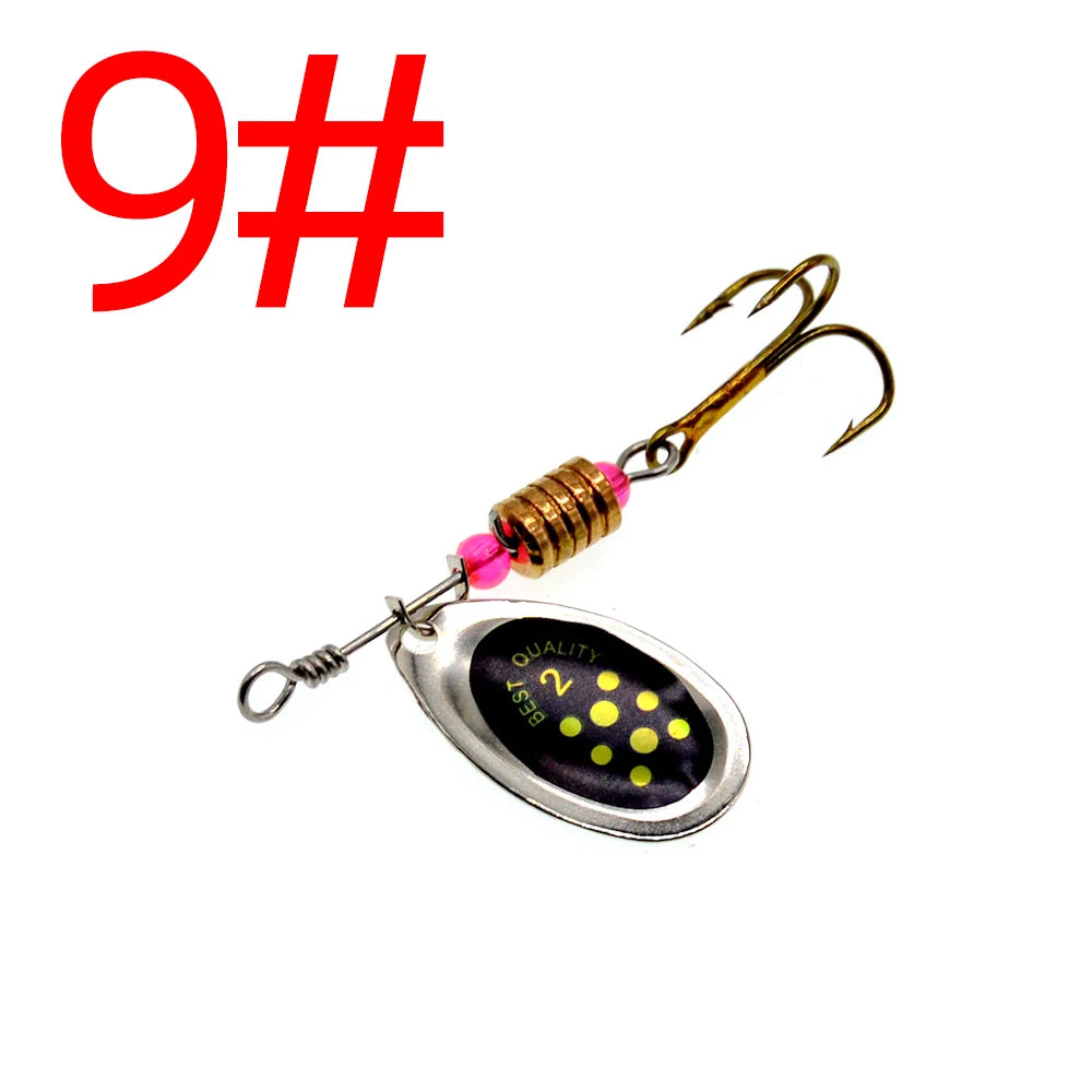 3.5g Rotating Metal Sequins Hand Shake Lure Bionic Bait Iron Sheets Lure Fishing Tackle
