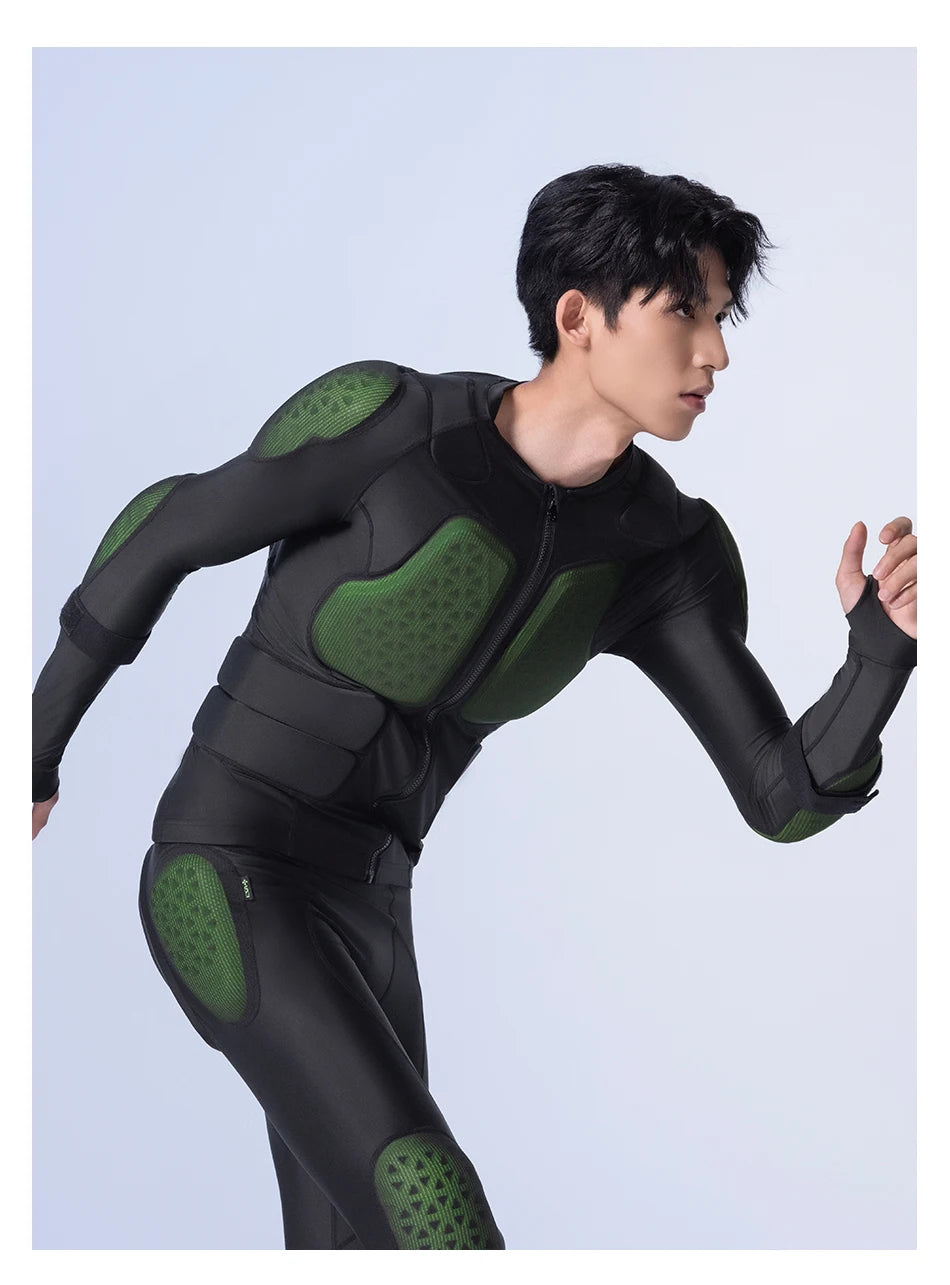 COPOZZ ESA Anti-Collision Back Chest Impact Protection Motorcycle Inner Jacket Clothes Full Body Ski Armour Protector Pants