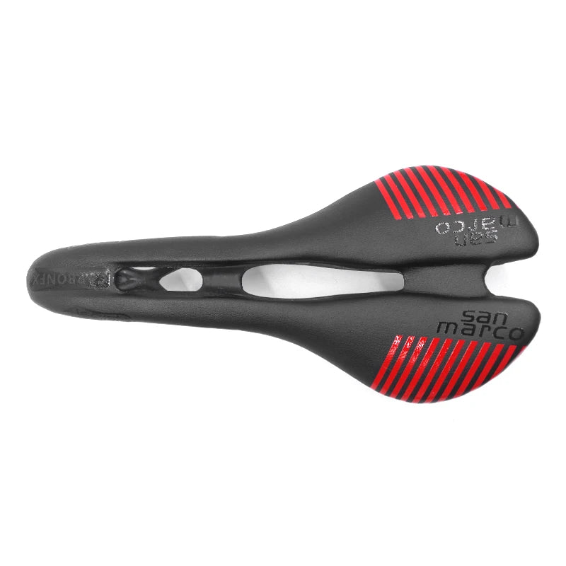 San Marco Aspider Carbon Fiber Saddle for City Cycling And Mountain Bike Racing Seat with Carbon Rails Unisex