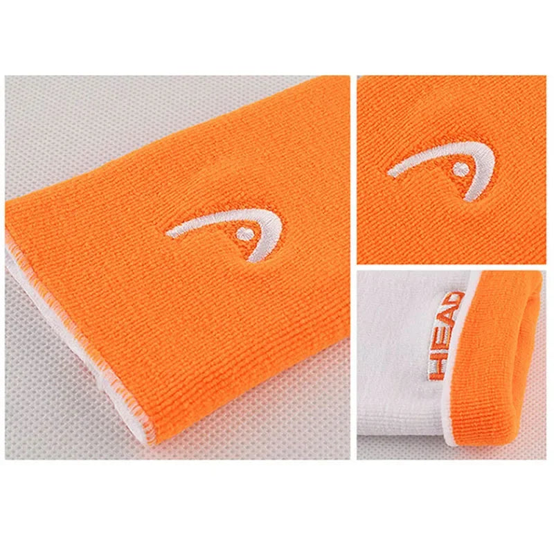 Original HEAD Tennis Wristband Badminton Sport Wristband Cotton Comfortable Sweat Wiping Non Slip Wristband