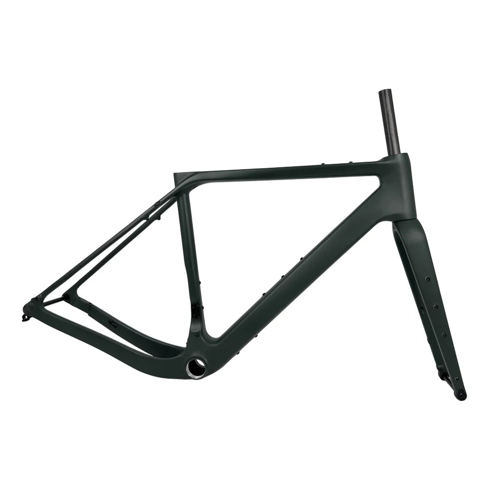 2024 G30U Carbon Gravel Bike Frame UDH Derailleur Hanger Treaded T47 Full Hidden Cable Gravel Frameset Carbon Road Frame Bicycle