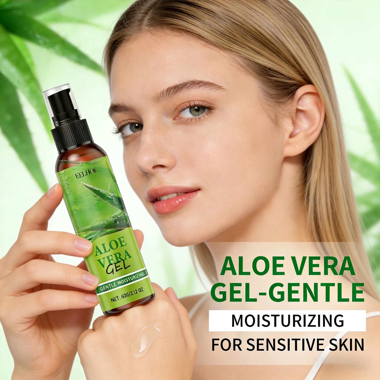 Aloe Vera Gel Nourishing Sooth Skin Reduce Discomfort Improving Skin Texture Enhance Skin Radiance Moisturizing Aloe Essence Gel