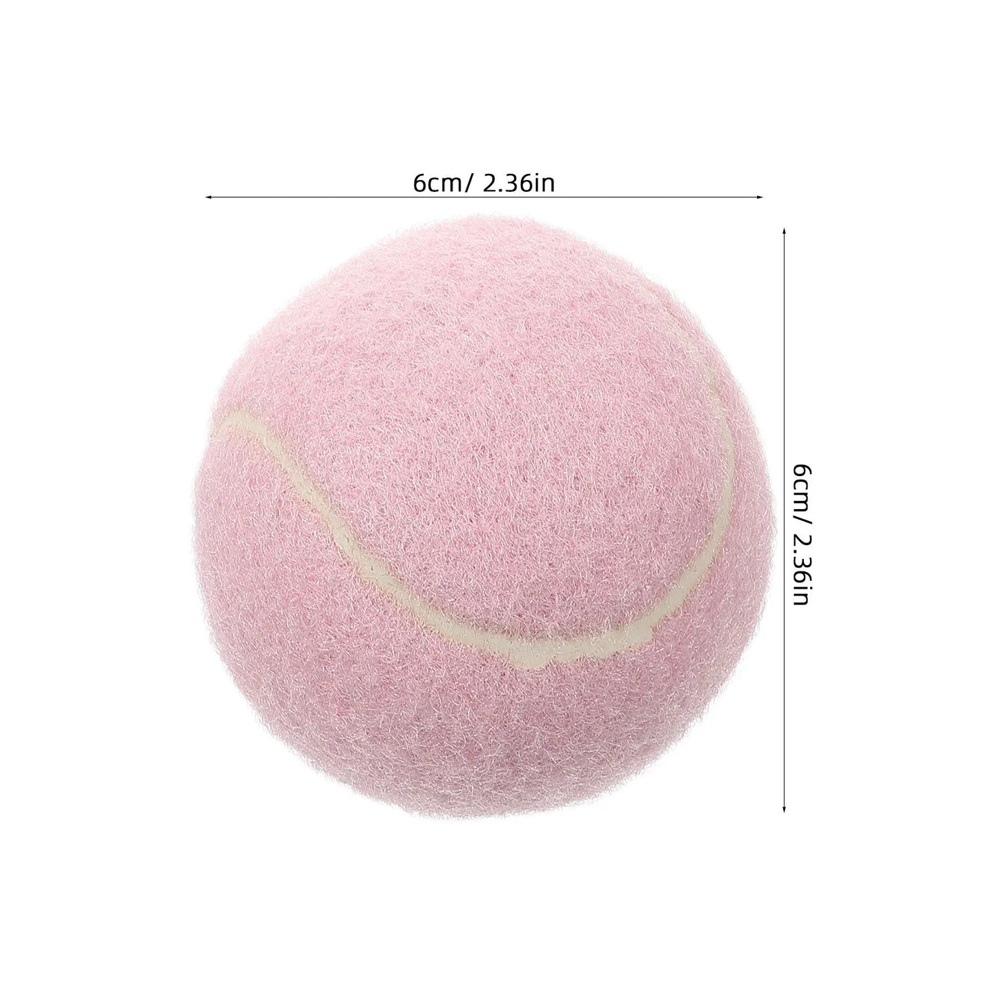 2pcs Pink Playful For Beginner Training Practice Lightweight Set Player Playground Use Pink Tennis Balls Tennis