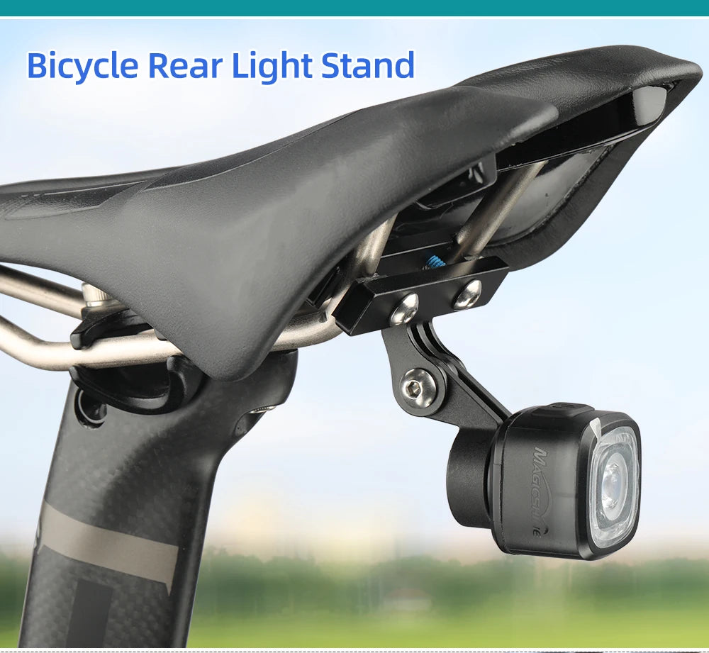 Bicycle Saddle Rail Rear Light Bracket Seatpost Mount Stand For Magicshine RN120 SEEMEE60 100 180 200 300 Lamp Extension Holder