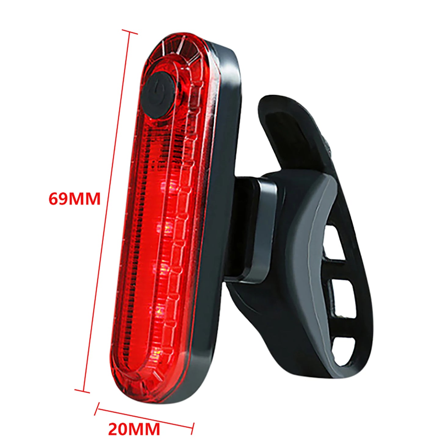 Bike Light Night Riding LED Explosion Flash Light USB Charging Tail Refill Highlighting Bike Light Bicycle Accessories Cycling