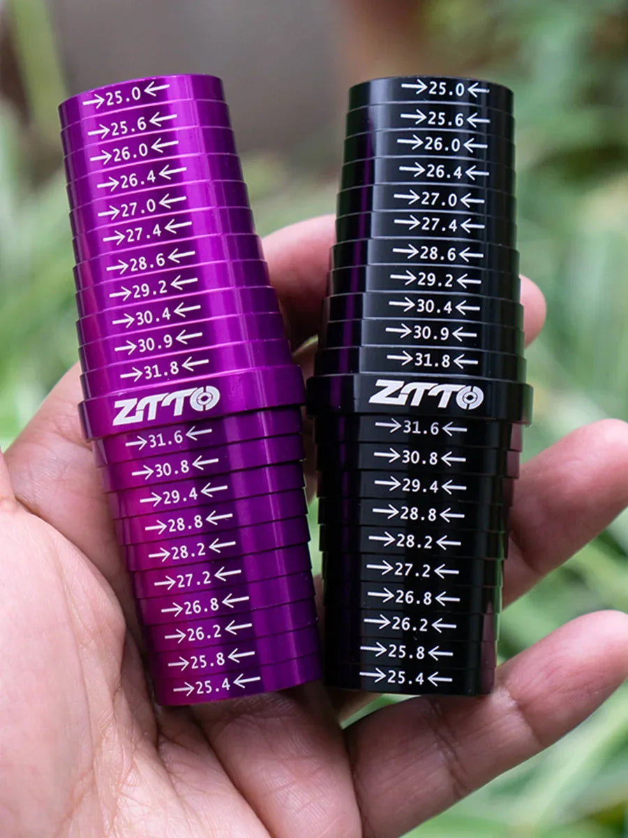 ZTTO Bicycle Seat Post Measurer Bike Frame Tube Diameter Tool Accurate 25.4 27.2 28.6 30.9 31.6 31.8 Durable Aluminum alloy