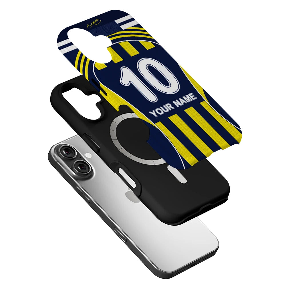 25 Turkey Fenerbahce Sukru Saracoglu SARI KANARYA Case for iPhone 17 Air 16e 16 15 14 Pro Max 13 12 11 Mini X XS XR 7 8 6S Plus