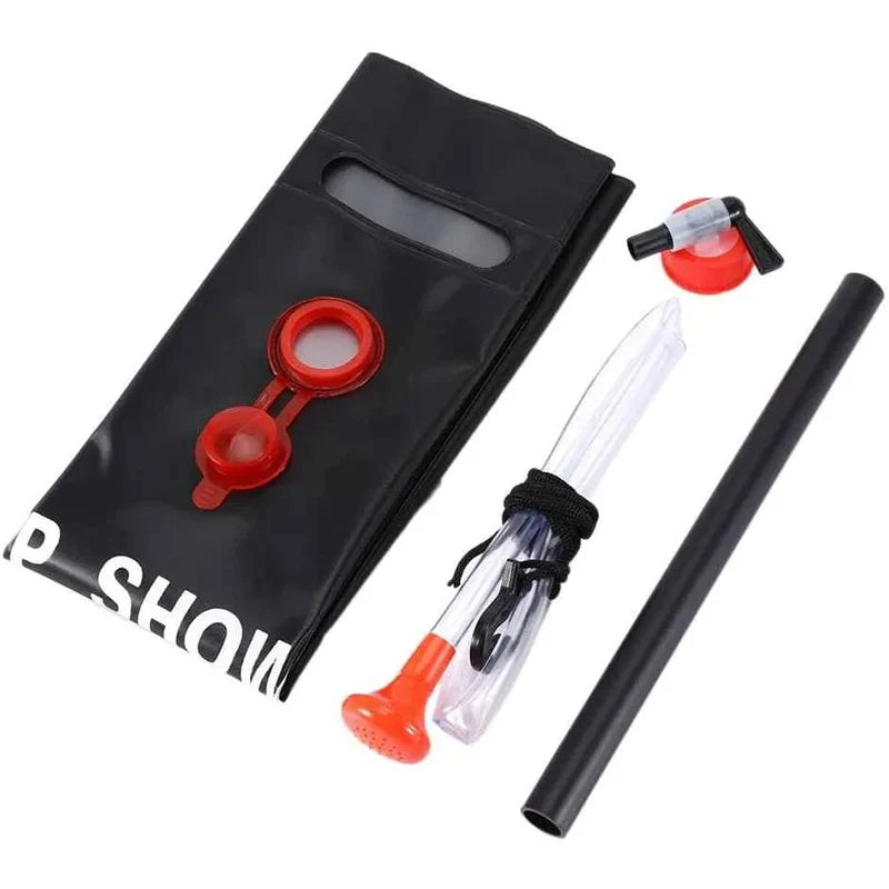 20/40L foldable water bag Camping Solar shower Bag Outdoor bathing Sun Compact Hot water shower bag Scrub pool accessories