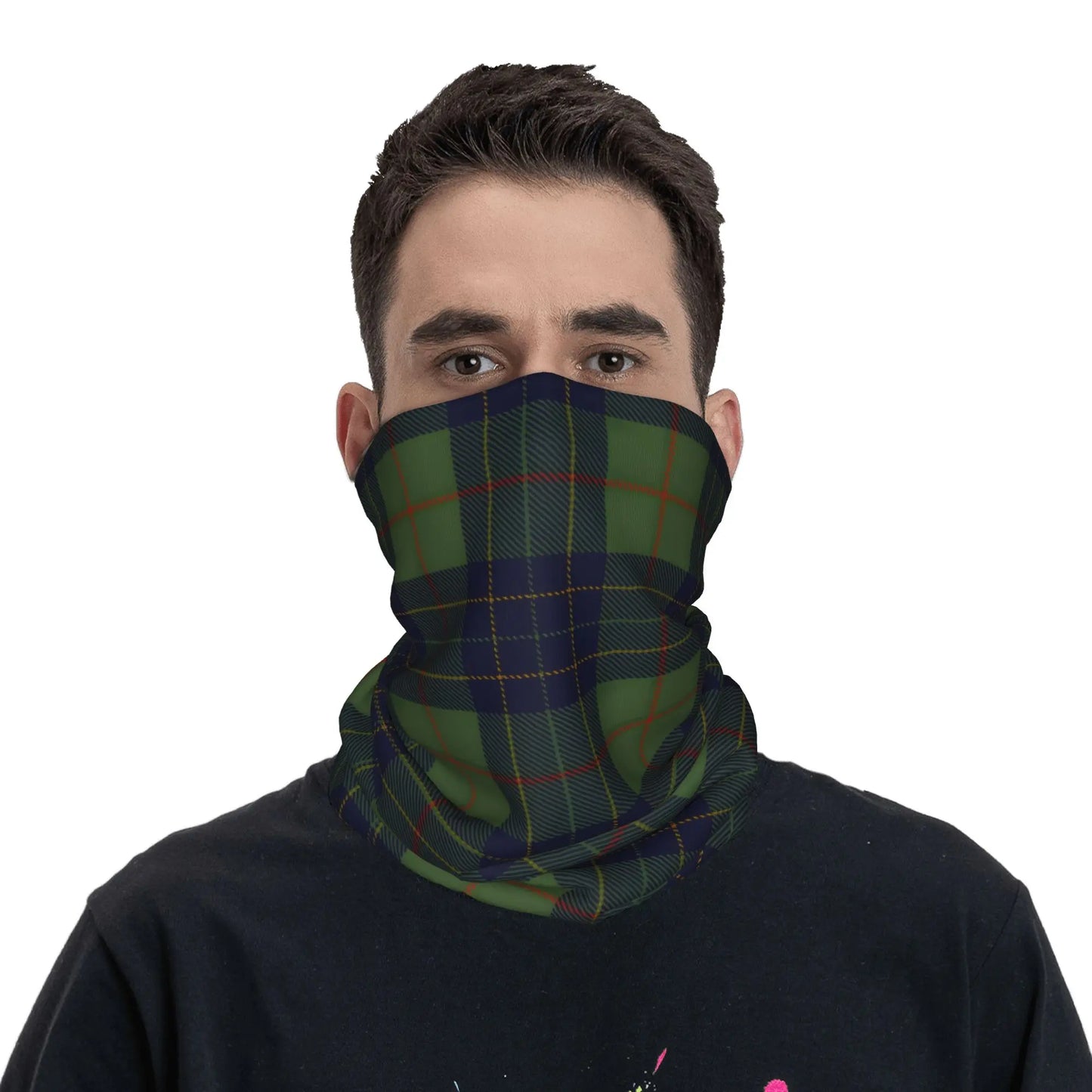 Custom Stewart Royal Scottish Tartan Bandana Neck Gaiter for Ski Camping Women Men Wrap Scarf Scotland Print Headband Warmer