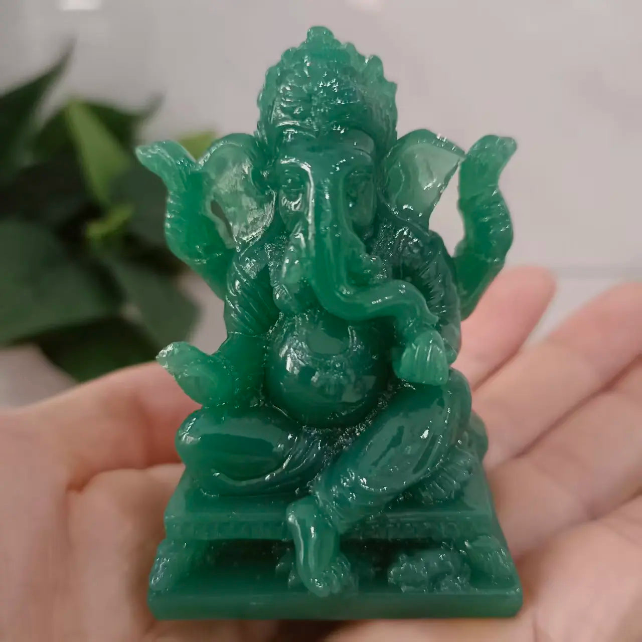 Lord Ganesha Buddha Statue Home Decoration Ganesh Elephant God Sculpture Figurines Ornaments Buddha Statues FengShui Lucky Gift
