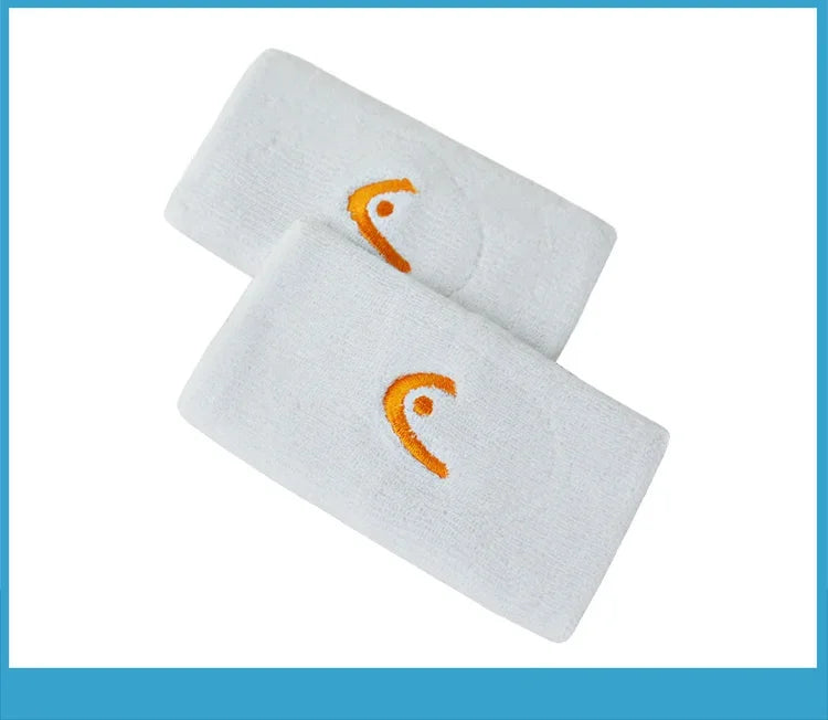Original HEAD Tennis Wristband Badminton Sport Wristband Cotton Comfortable Sweat Wiping Non Slip Wristband