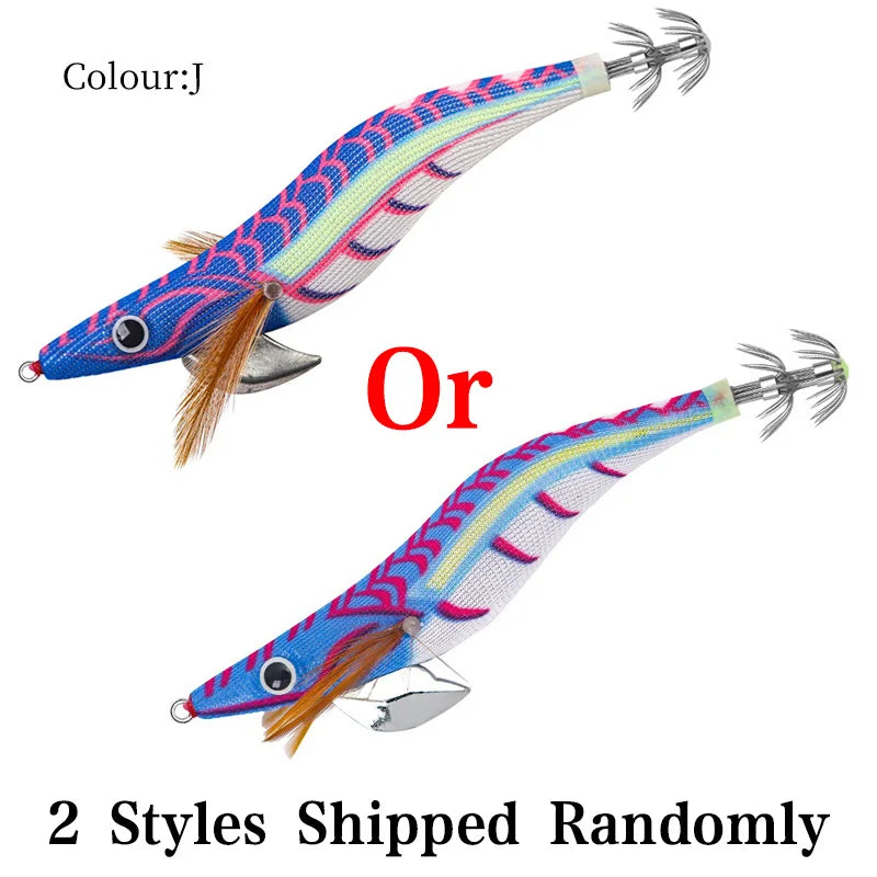 12g 14g 19g Squid Jig Floating Eging Fishing Squid Lure Fishing Lure Artificial Bait for Fishing Squid Hook Octopus Cuttlefish