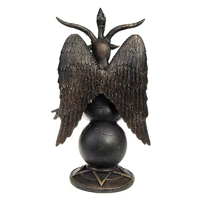 Baphomet Divine Goat Of Mendes Statue Church Of Satan Sabbatic Goat Idol Baphomet Resin Satanic Occultic The Horned God Goat