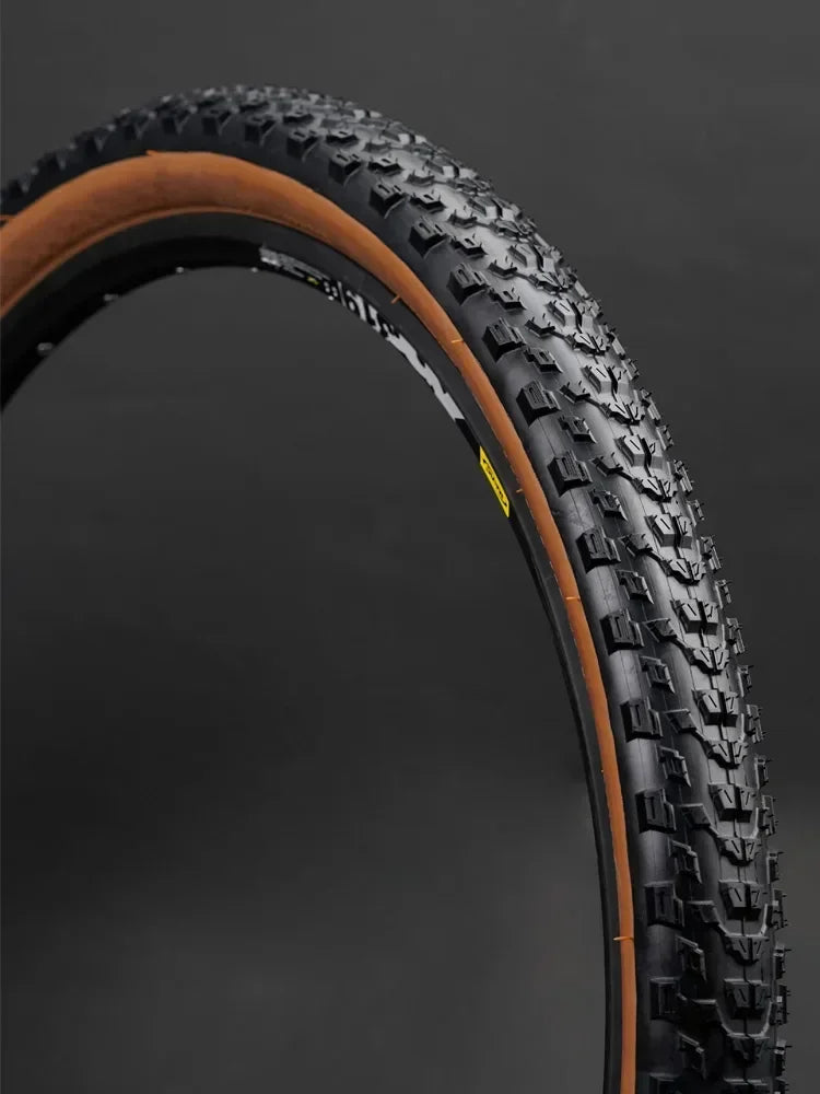 JILUER Folding Tire for Mountain and Road Bikes  27.5" Puncture-Resistant, 29" & 700c Sizes, Ultralight with Yellow Sidewalls