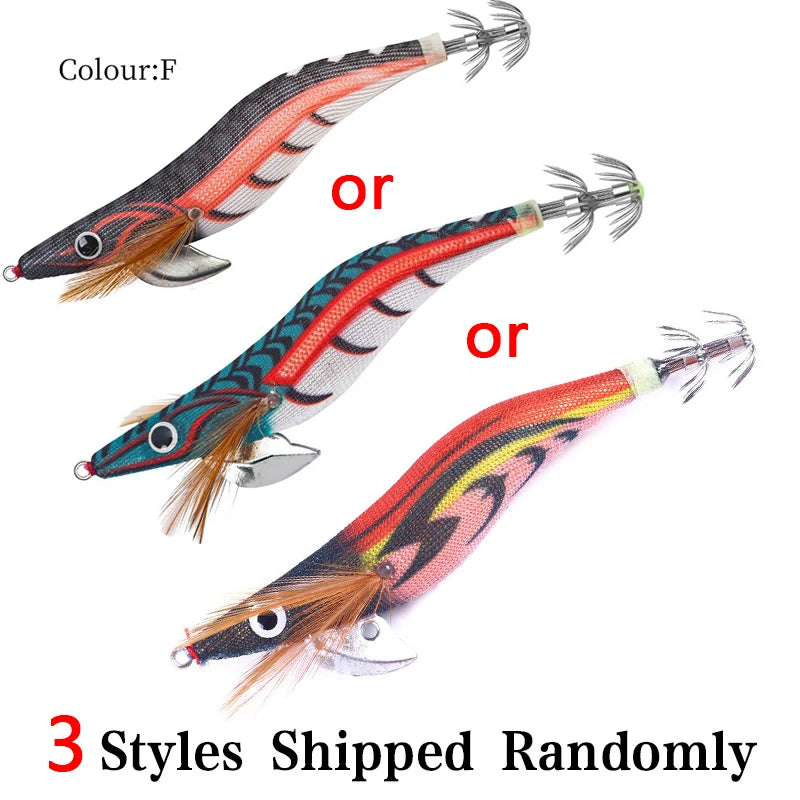 12g 14g 19g Squid Jig Floating Eging Fishing Squid Lure Fishing Lure Artificial Bait for Fishing Squid Hook Octopus Cuttlefish
