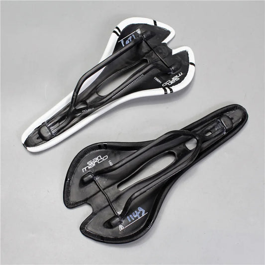 San Marco Aspider Carbon Fiber Saddle for City Cycling And Mountain Bike Racing Seat with Carbon Rails Unisex