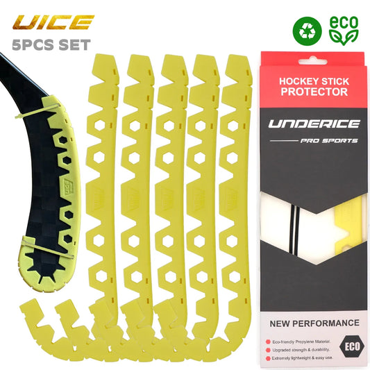 UICE 5pcs Pro Ice Hockey Stick Blade Protector Hockey Accessories ECO Material For Ice Training Practice Hockey Equipment
