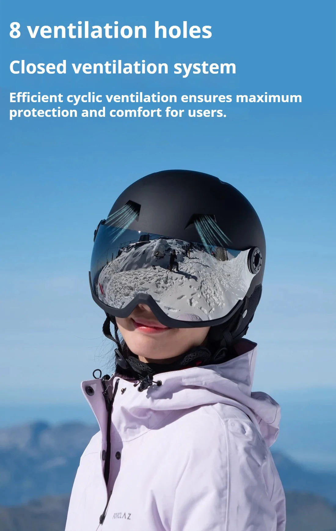 LUMDEER Winter Ski Helmet One-piece Adult Universal Snow Helmet Skating Ski girl Men's Snowboard Outdoor Sports Helmets 2026