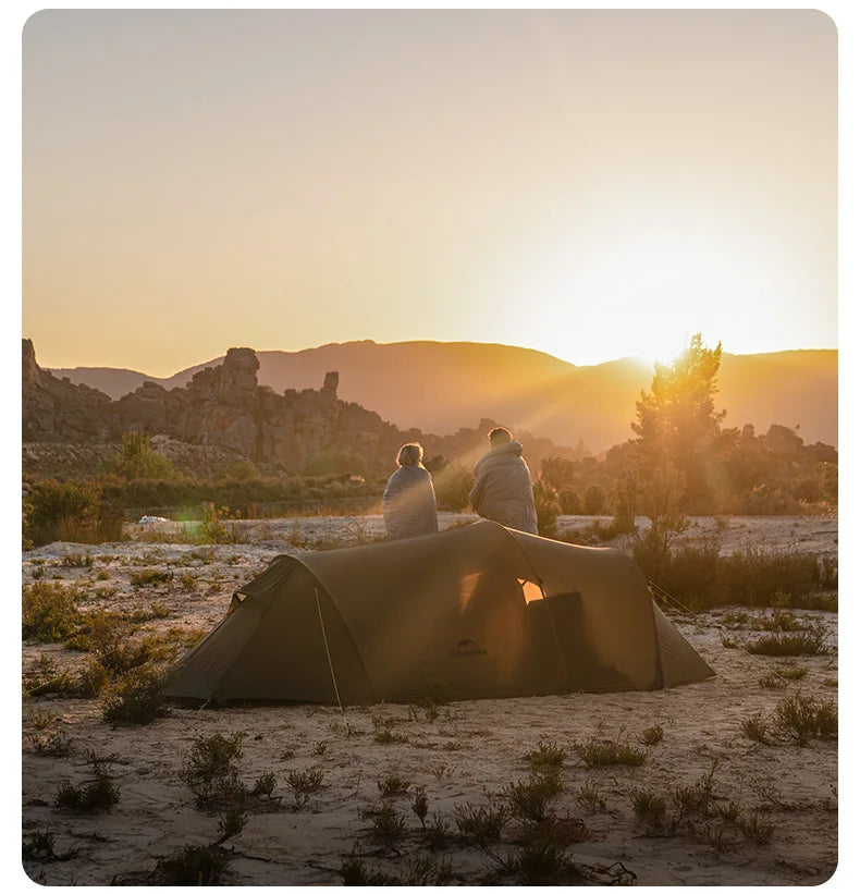 Naturehike Opalus UL 2-3 Man Hiking Tent Portable 4 Seasons High Strength 15D Nylon Backpack Trekking Tunnel Tent CNK2450WS036