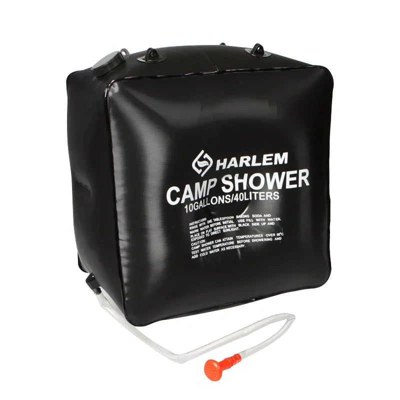 20/40L foldable water bag Camping Solar shower Bag Outdoor bathing Sun Compact Hot water shower bag Scrub pool accessories