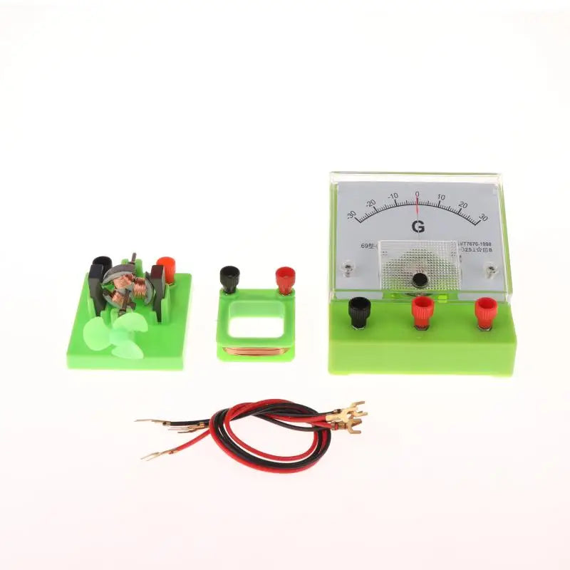 1Set Physics Electromagnetic Induction Experiment Coil Copper DC Motor Teaching Solenoid Experimental Equipment