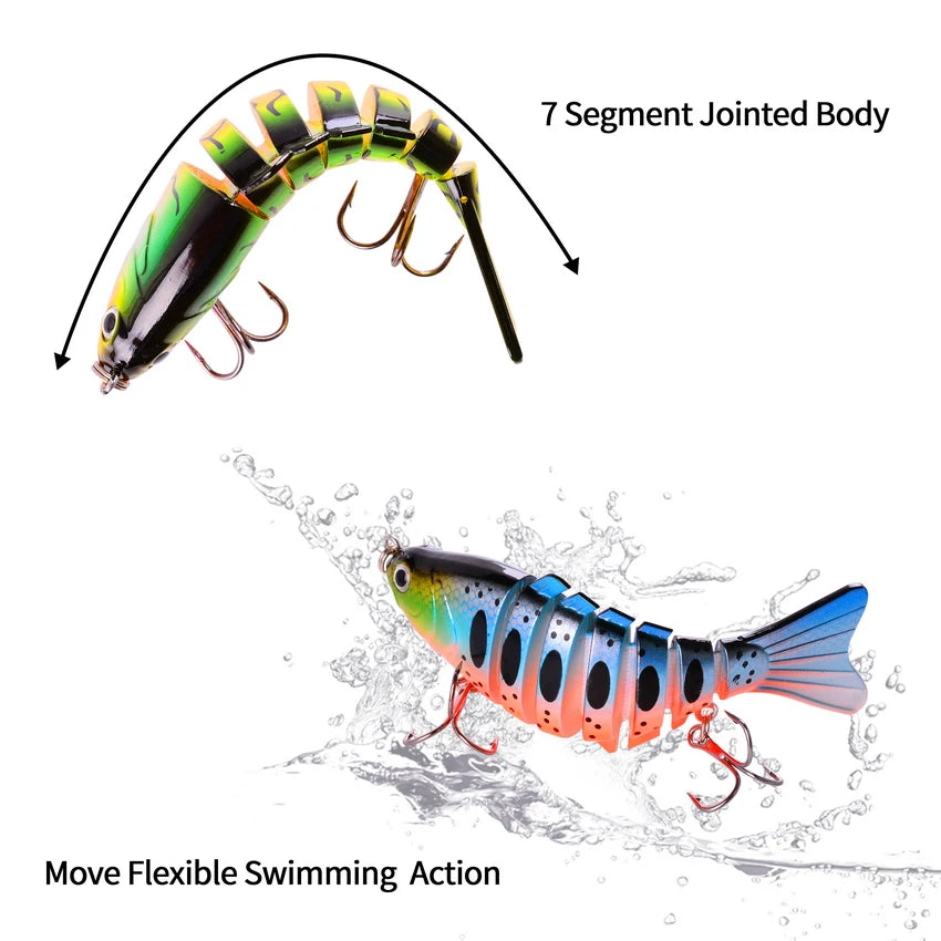 Aorace 5pcs Sinking Wobbler Set Crankbaits Fishing Kit Artificial Bait Hard Lure Swimbait Pike Wobblers For Bass Fishing Tackle