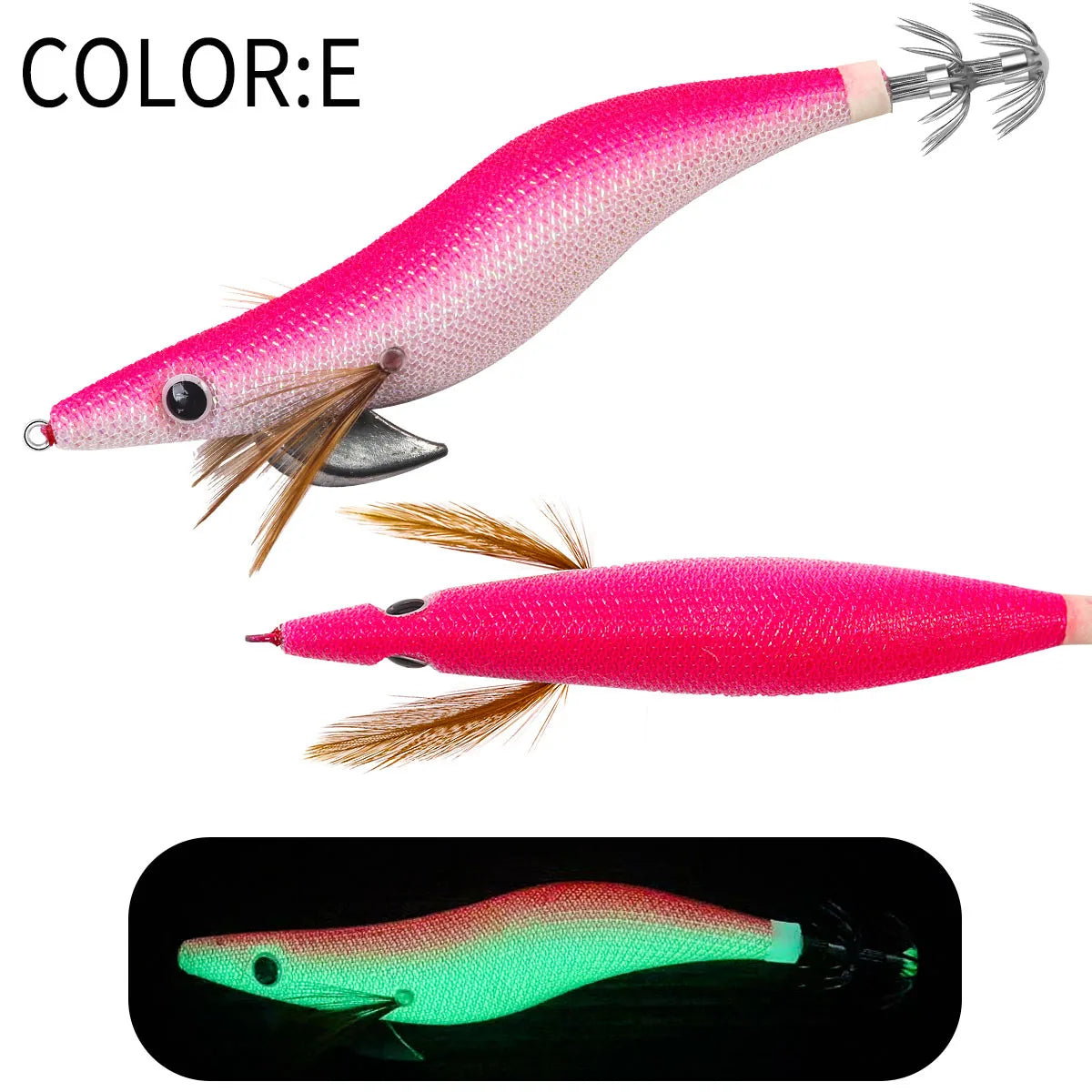 12g 14g 19g Squid Jig Floating Eging Fishing Squid Lure Fishing Lure Artificial Bait for Fishing Squid Hook Octopus Cuttlefish
