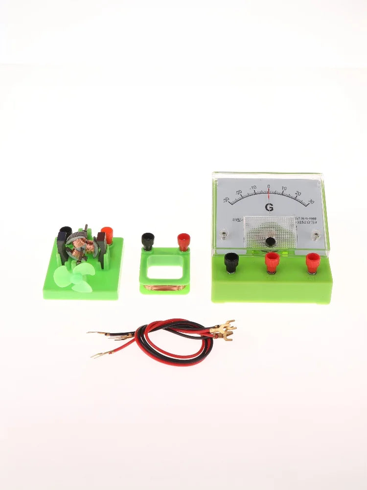 1Set Physics Electromagnetic Induction Experiment Coil Copper DC Motor Teaching Solenoid Experimental Equipment