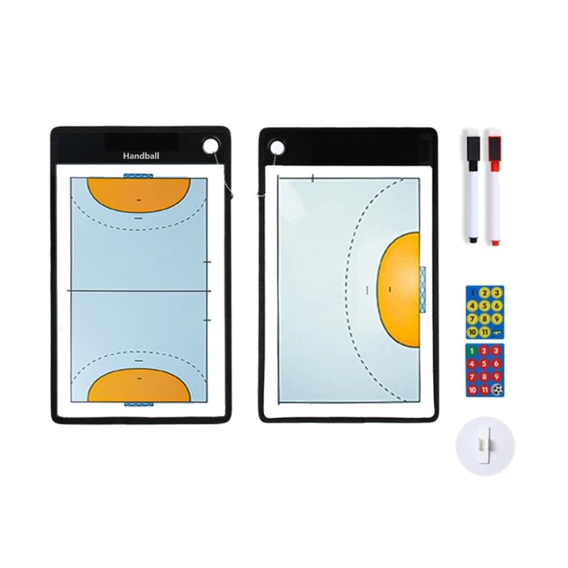 Basketball Coaching Clipboard with Dry Erases Marker and Magnets, Basketball Dry Erases Board for Coaches Football Sport