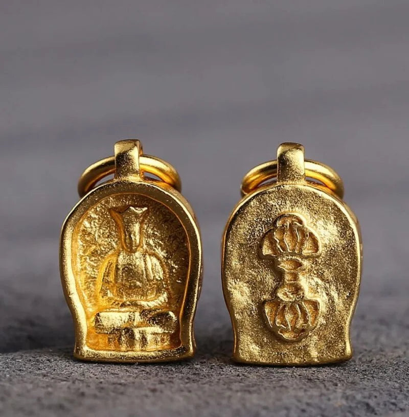 100% 925 Silver Tibetan Yellow Jambhala Buddha Amulet Green Tara Ganesh Ksitigarbha Buddha Charmsa