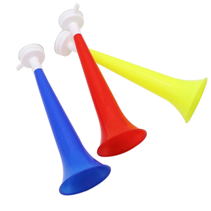 Random Color 1PC Cheer Plastic Horn Football Game Fans Cheerleading Props Vuvuzela Kid Trumpet Football Cheer Horns
