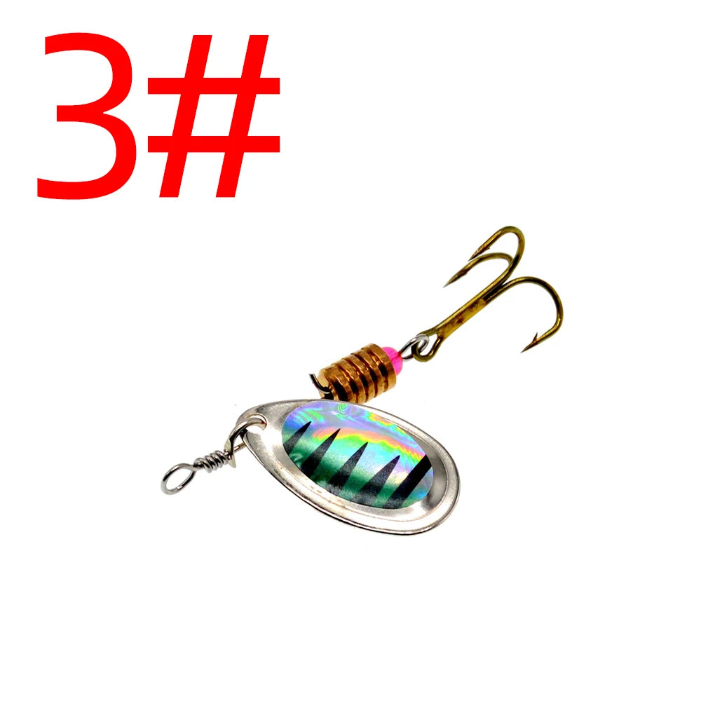 3.5g Rotating Metal Sequins Hand Shake Lure Bionic Bait Iron Sheets Lure Fishing Tackle