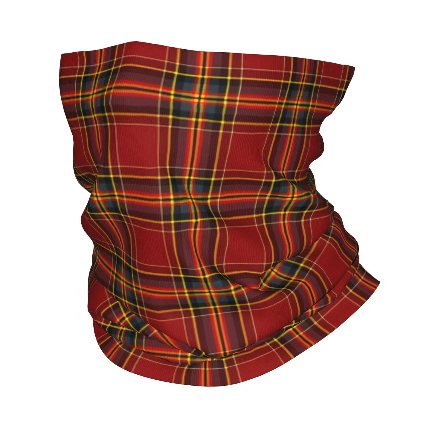 Custom Stewart Royal Scottish Tartan Bandana Neck Gaiter for Ski Camping Women Men Wrap Scarf Scotland Print Headband Warmer