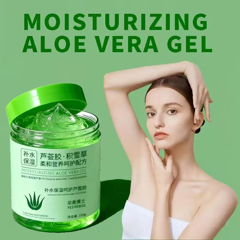 Aloe Vera Centella Asiatica Gel, Facial Care, Refreshing Aloe Vera Gel, Rich in Aloe Vera Ingredients, Hydrates and Firm