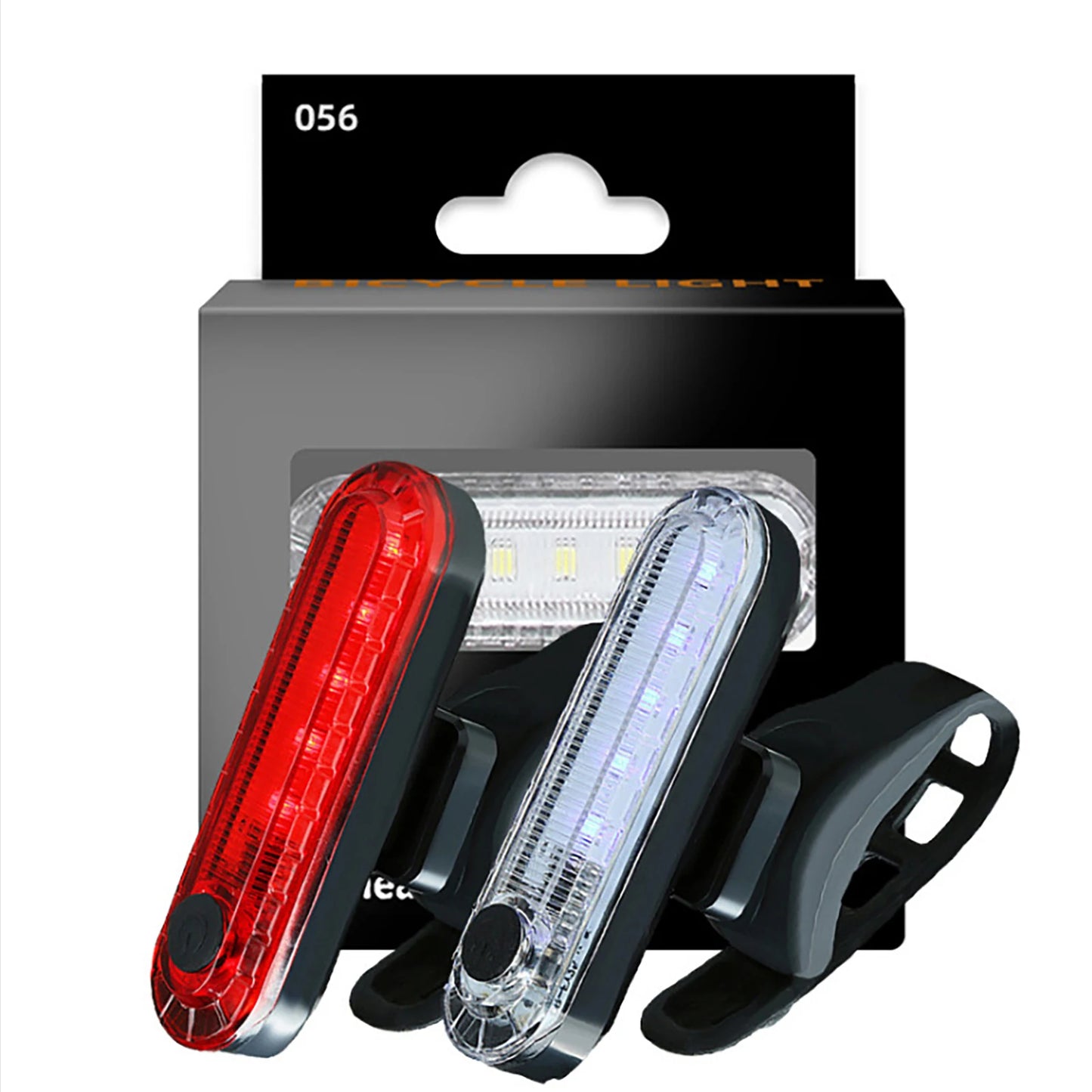 Bike Light Night Riding LED Explosion Flash Light USB Charging Tail Refill Highlighting Bike Light Bicycle Accessories Cycling
