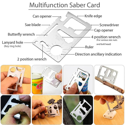 Survival Kit military Camping Multifunction Defense Equipment First Aid SOS for Wilderness Adventure With knife Thermal Blanket