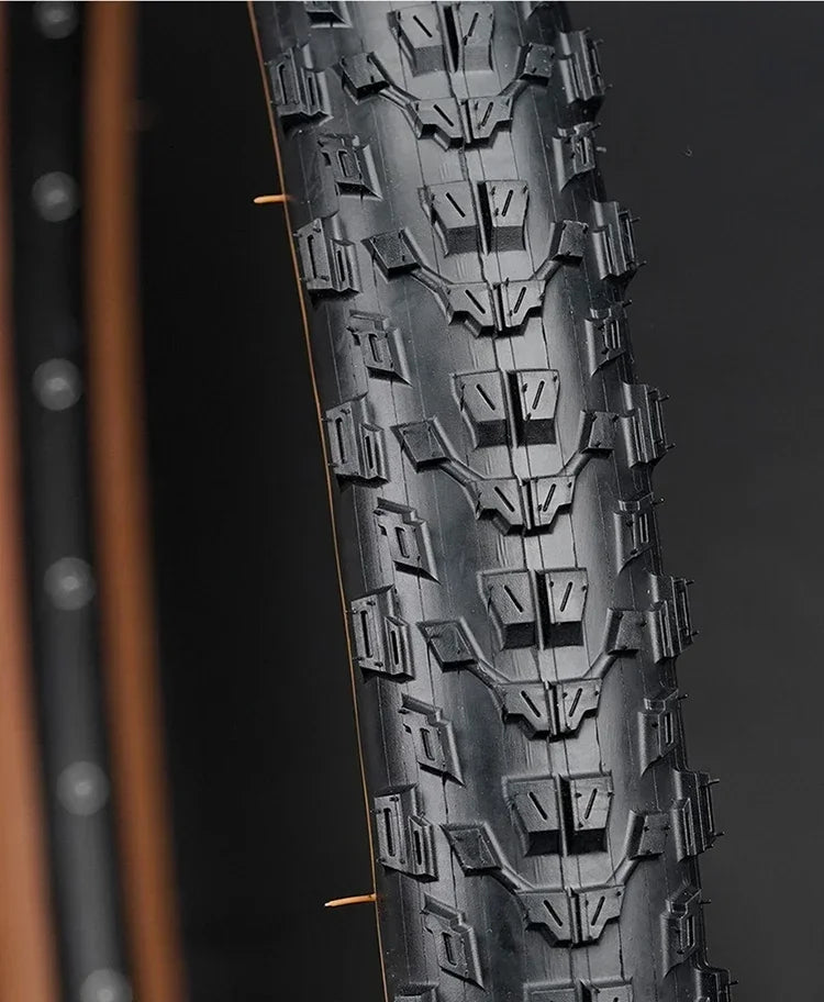 JILUER Folding Tire for Mountain and Road Bikes  27.5" Puncture-Resistant, 29" & 700c Sizes, Ultralight with Yellow Sidewalls