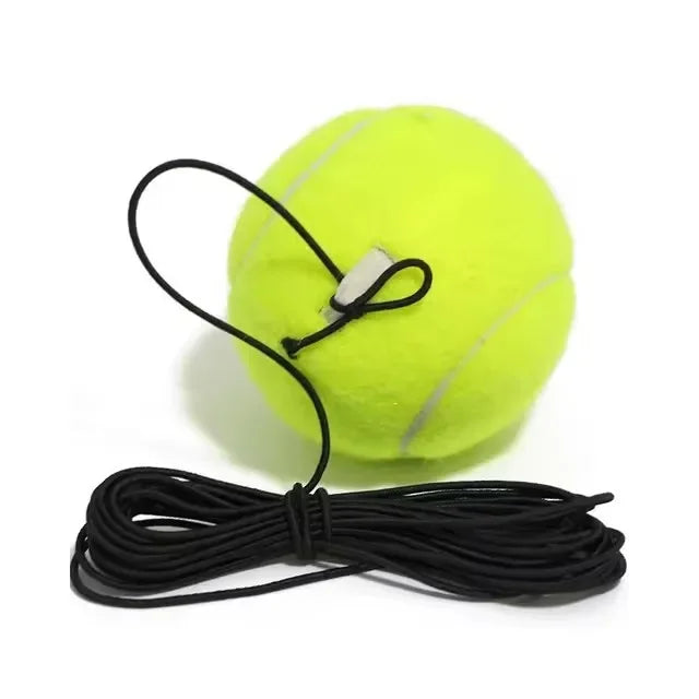 Portable Solo Tennis Trainer Rebound Tennis Ball with String Rope Self Tennis Practice Training Tool for Adults Kids Beginners