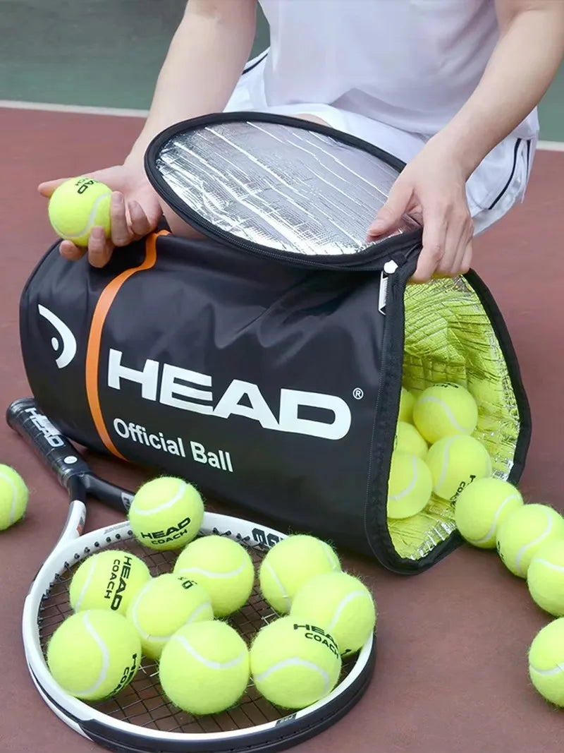 HEAD Tennis Tube Bag Thickened travel backpack Waterproof with heat insulation Shoulder bag For 100 pcs ball bucket bag