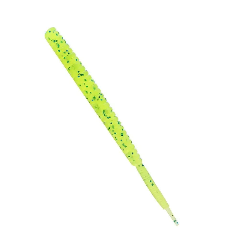 20Pcs Soft Silicone Shearable Worm Lures Small  Artificial Fishing Bait 50mm, 60mm
