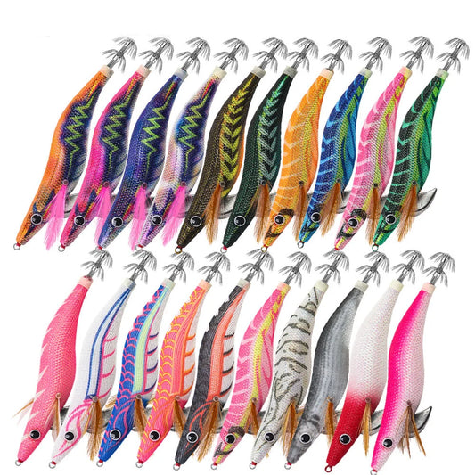 12g 14g 19g Squid Jig Floating Eging Fishing Squid Lure Fishing Lure Artificial Bait for Fishing Squid Hook Octopus Cuttlefish
