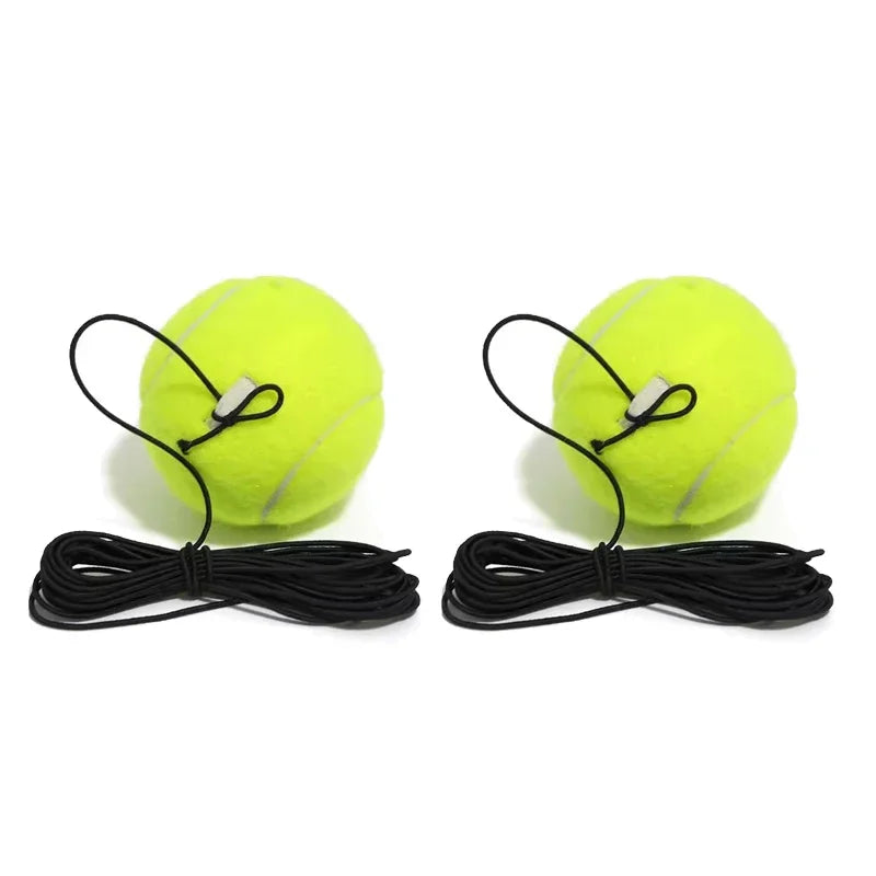 Portable Solo Tennis Trainer Rebound Tennis Ball with String Rope Self Tennis Practice Training Tool for Adults Kids Beginners