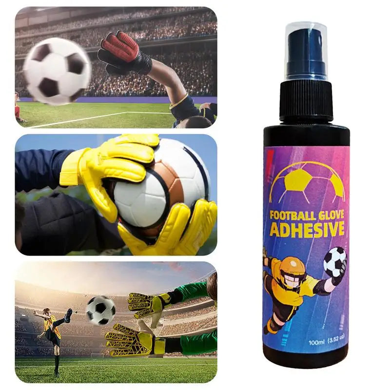 Gloves Glue Goalkeeper Spray 100ml Goalie Grip Spray Extra Grip For Soccer Goalie Gloves Soccer Gloves Grip Reinforcement Better