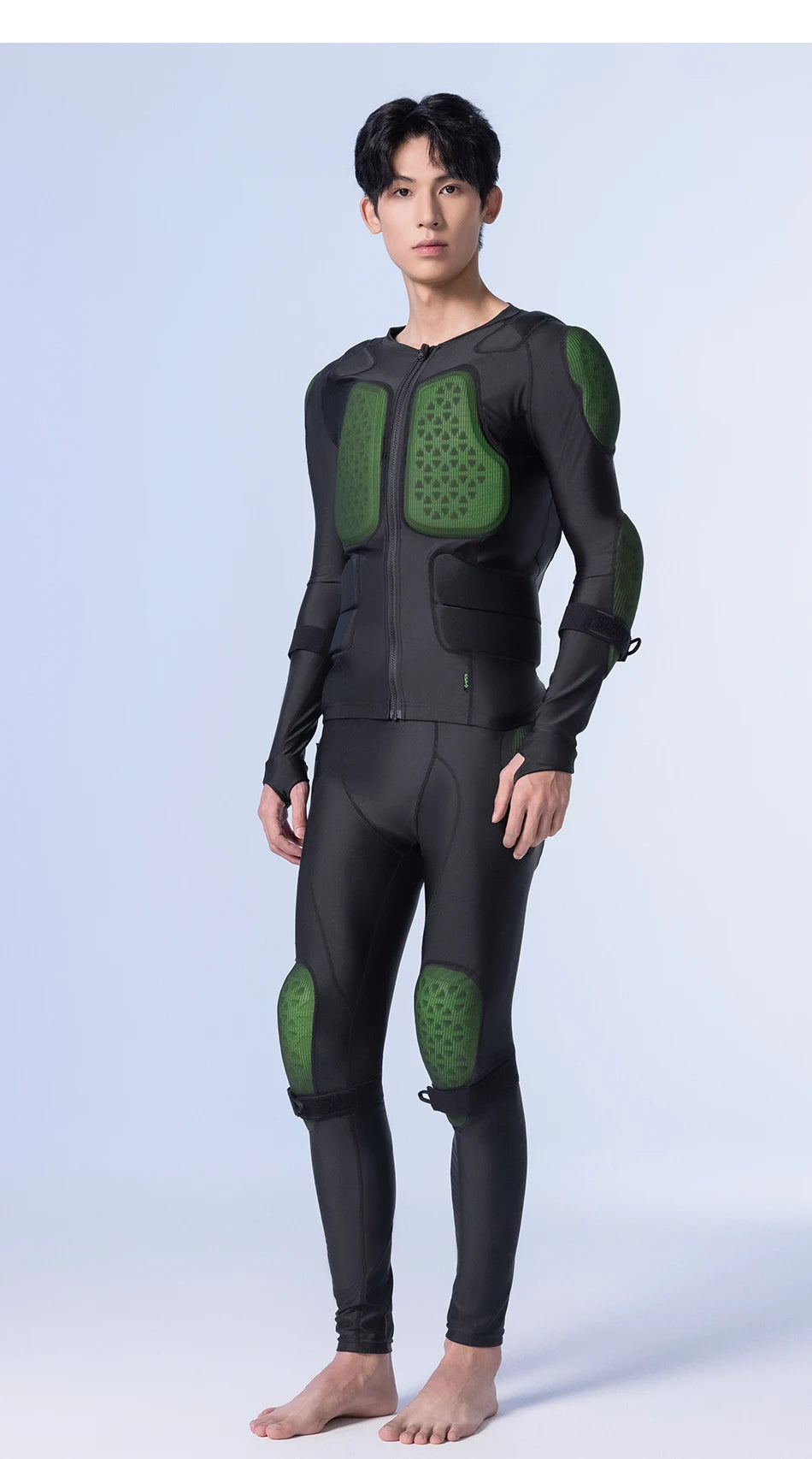 COPOZZ ESA Anti-Collision Back Chest Impact Protection Motorcycle Inner Jacket Clothes Full Body Ski Armour Protector Pants
