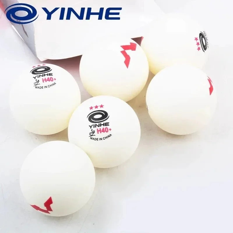 Original Yinhe WTT Ping Pong Balls 2024 Singapore Grand Slam Table Tennis Balls Seam H40+ ABS New Materials Ping Pong Balls