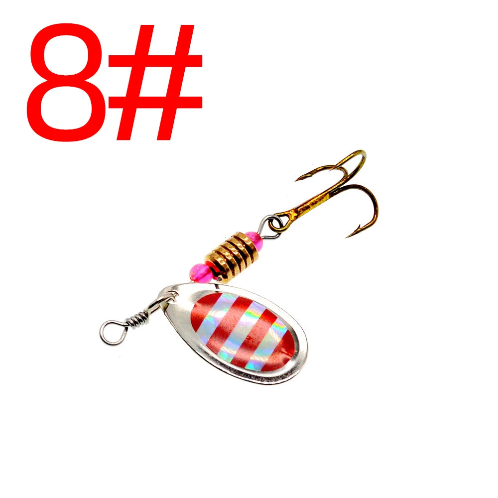 3.5g Rotating Metal Sequins Hand Shake Lure Bionic Bait Iron Sheets Lure Fishing Tackle