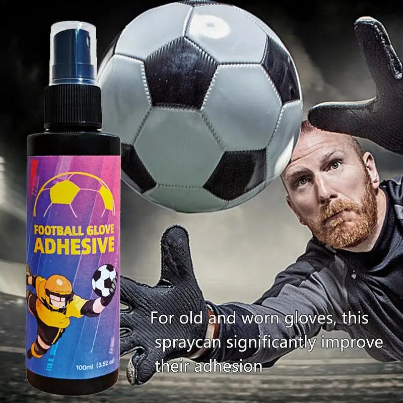 Gloves Glue Goalkeeper Spray 100ml Goalie Grip Spray Extra Grip For Soccer Goalie Gloves Soccer Gloves Grip Reinforcement Better