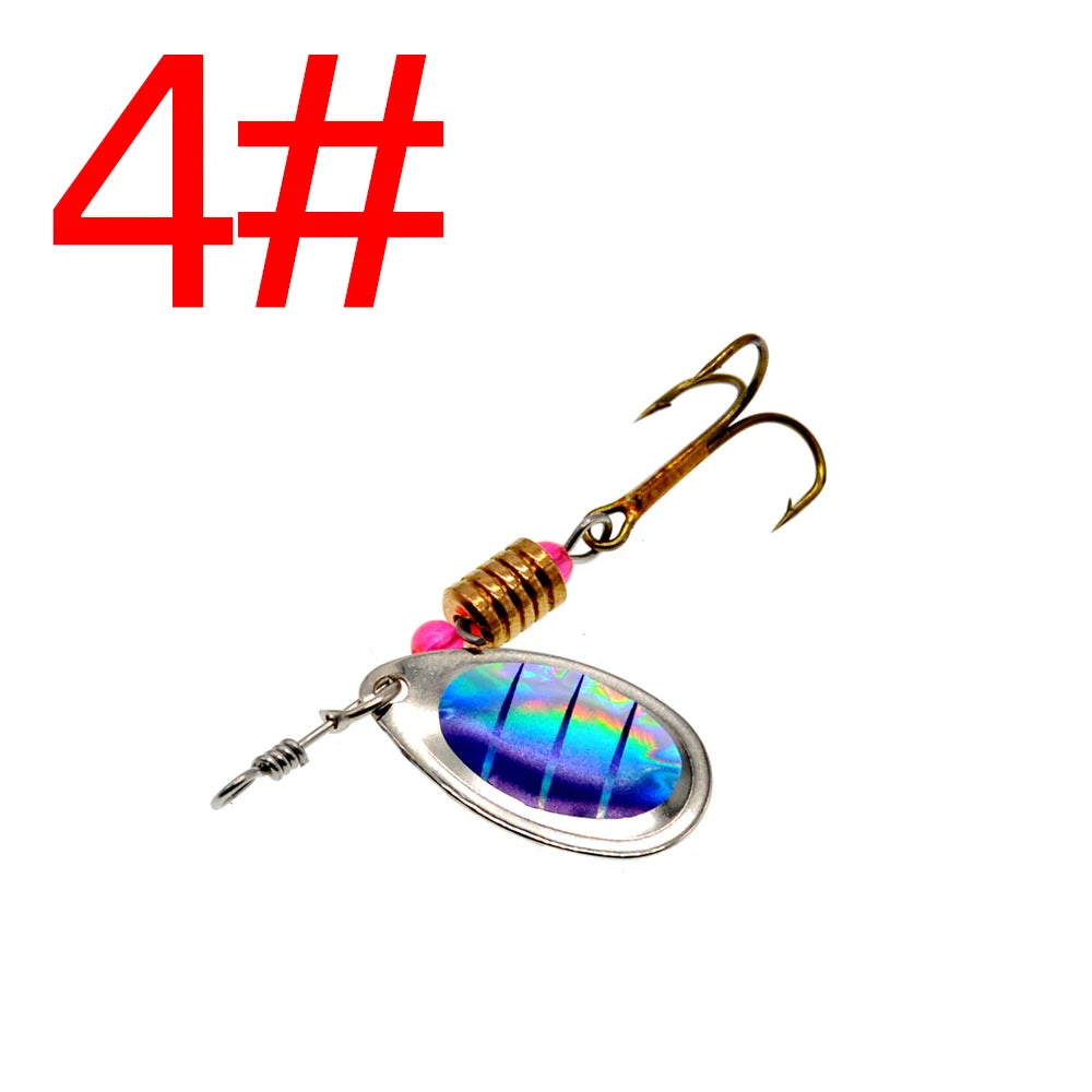 3.5g Rotating Metal Sequins Hand Shake Lure Bionic Bait Iron Sheets Lure Fishing Tackle