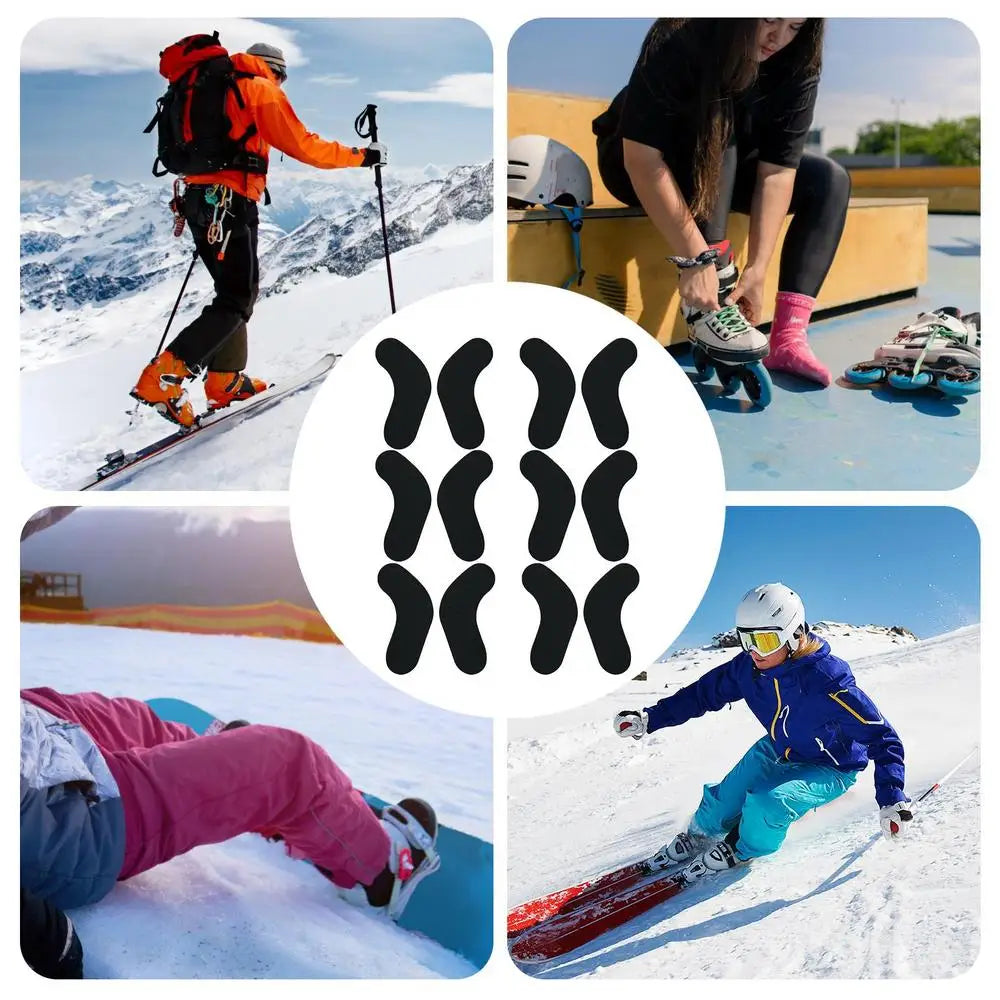 Comfortable Ski Boot Pads Snowboard Adhesive Foam Pads Ski Boot Ankle Wrap Pads Adhesive Snowboard And Ski Boot Fitting Pads