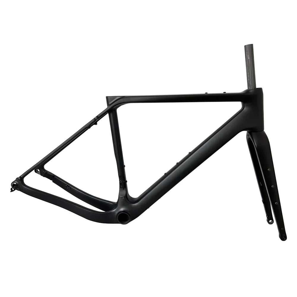 2024 G30U Carbon Gravel Bike Frame UDH Derailleur Hanger Treaded T47 Full Hidden Cable Gravel Frameset Carbon Road Frame Bicycle